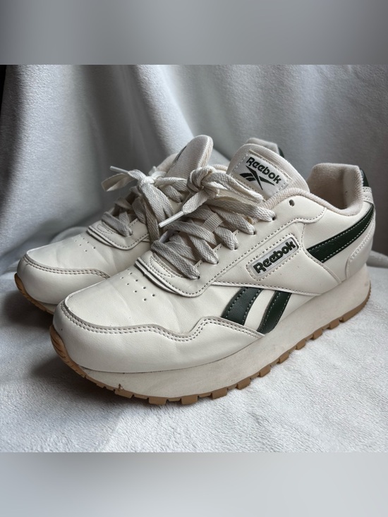 Reebok Shoes - Reebok Classic Harman Green Striped Sneakers 8.5